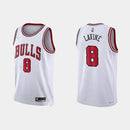 Regata NBA Chicago Bulls Edition 21-22 Nike Authentic Lavine 8 - Branca
