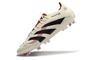 Chuteira Adidas Predator Elite FG - Bege,  Preta e Vermelha