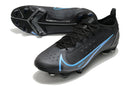 Chuteira Campo Nike Mercurial Vapor 14 Elite FG Black/Blue - Low