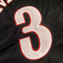 Regata NBA Philadelphia 76ers Retrô 2000 - 2001 Nike Authentic Iverson 3 - Preta