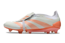 Chuteira Adidas Predator Elite Tongue FG - Branca e Salm������o