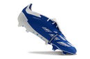 Chuteira Adidas Predator Elite Tongue FG - Azul e Branca