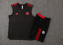 Conjunto Regata Bayern de Munique - Preto+Vermelho