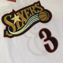 Regata NBA Philadelphia 76ers Retrô 1997 - 1998 Nike Authentic Iverson 3 - Branca