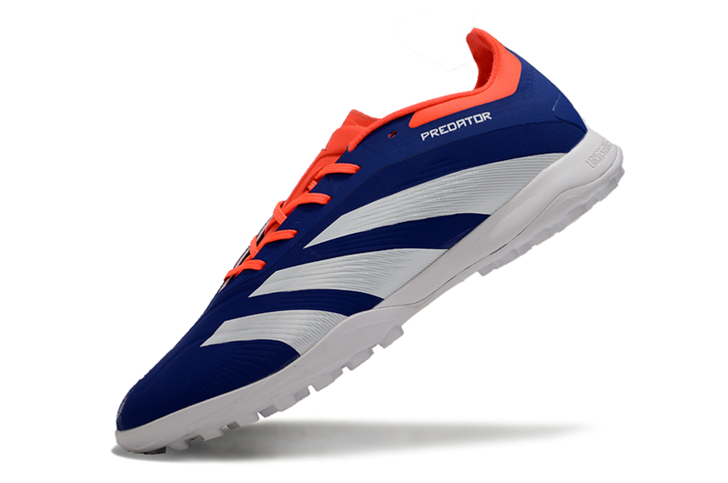 Chuteira Society Adidas Predator Elite 24 TF - Azul e Branca
