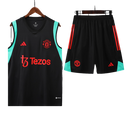 Conjunto Regata Manchester United 23/24 Adidas - Preto