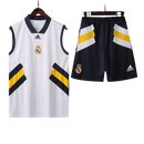Conjunto Regata Real Madrid Training 2023/24 Adidas - Branco