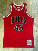 Regata NBA Chicago Bulls Retrô 1994-1995 Mitchell & Ness Authentic Jordan 45 - Vermelha