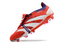 Chuteira Adidas Predator Elite Tongue FG - Laranja e Branca