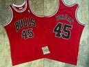 Regata NBA Chicago Bulls Retrô 1994-1995 Mitchell & Ness Authentic Jordan 45 - Vermelha
