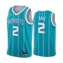 Regata NBA Charlotte Hornets City Edition 20/21 Jordan Authentic Ball 2 - Azul