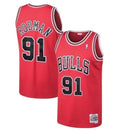 Regata NBA Chicago Bulls Retrô 1997 - 1998 Nike Authentic Rodman 91 - Vermelha
