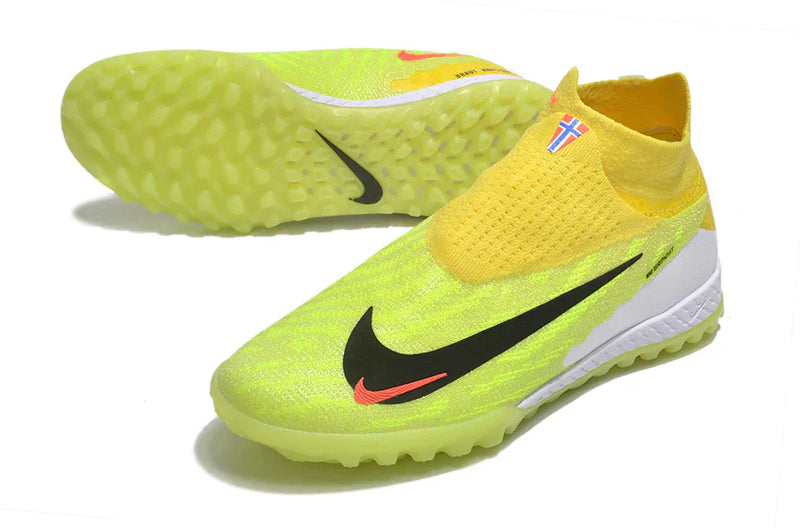 Chuteira Society Nike Gripknit Phantom GX HAALAND Elite Dynamic Fit TF