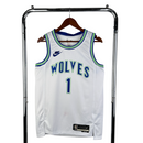 Regata NBA Timberwolves Retrô Nike Authentic Anderson 1 - Branca