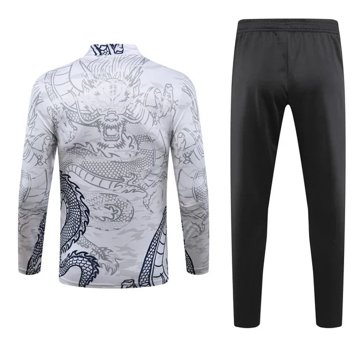 Conjunto Treino Real Madrid Dragon 23/24 - Branco