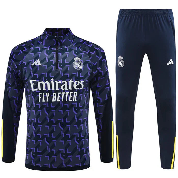 Conjunto Treino Real Madrid 23/24 - Roxo