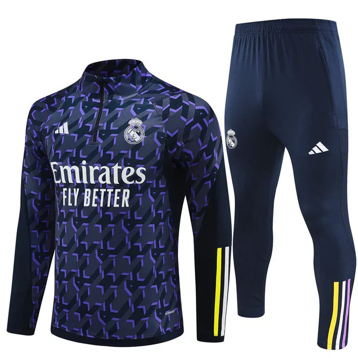 Conjunto Treino Real Madrid 23/24 - Roxo