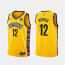 Regata NBA Brooklyn Swingman Nets Edition 20/21 Nike Authentic Harris 12 - Amarela