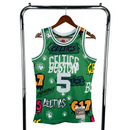 Regata NBA Boston Celtics Mitchell & Ness 1985/1986 Authentic Garnett 5 - Verde