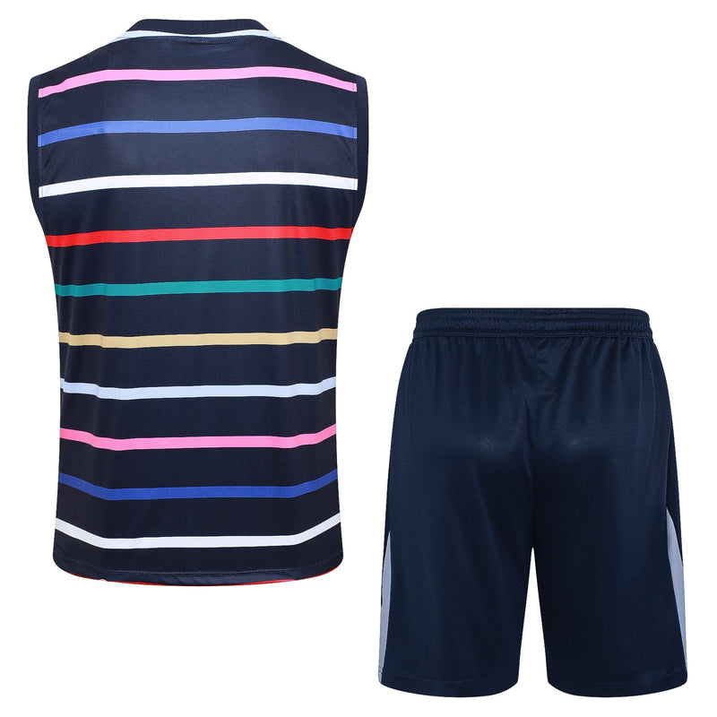 Conjunto Regata França 2024/25 - Azul, Amarela e Vermelha