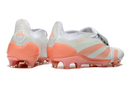 Chuteira Adidas Predator Elite Tongue FG - Branca e Salm������o