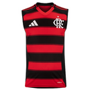 Camisa Regata Flamengo I 25 Adidas Masculina - Vermelho e preto