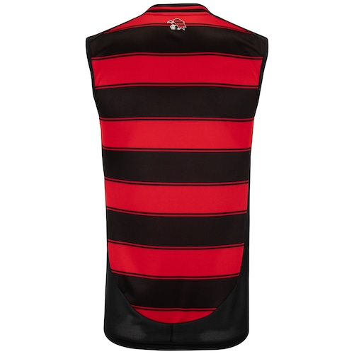 Camisa Regata Flamengo I 25 Adidas Masculina - Vermelho e preto