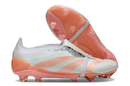 Chuteira Adidas Predator Elite Tongue FG - Branca e Salm������o