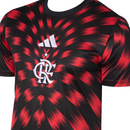 Camisa Pre Jogo Flamengo 25/26 Adidas - Vermelha e Preta