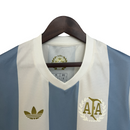 Camisa Seleção Argentina 24/25 Aniversário 50 anos Torcedor Adidas Masculina - Azul e Branca
