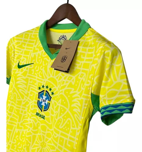 Camisa Seleção Brasileira 24/25 Home Torcedor Nike Masculina - Amarela
