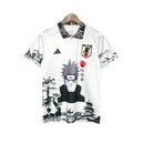 Camisa Japão Anime Naruto Pain Yahiko Akatsuki 24/25 - Torcedor Masculina - Branco com detalhes em Preto