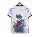 Camisa Japão Retrô Anime Dragon Ball 16/17 - Torcedor Adidas Masculina - Branca com detalhes em Azul