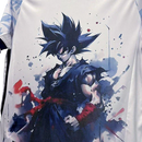 Camisa Japão Retrô Anime Dragon Ball 16/17 - Torcedor Adidas Masculina - Branca com detalhes em Azul