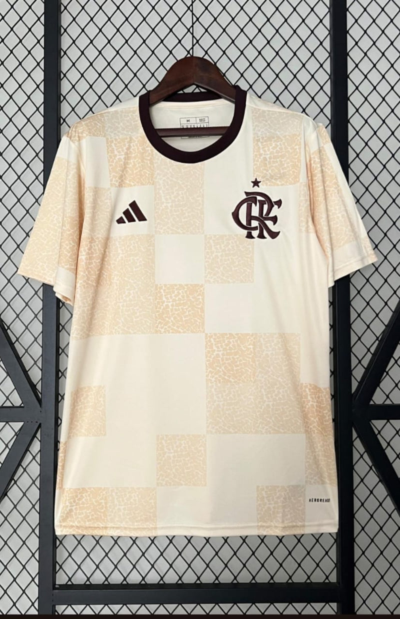 Camisa Flamengo creme 24/25