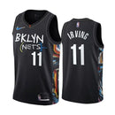 Regata NBA Brooklyn Nets City Edition 20/21 Nike Authentic Irving 11 - Preta