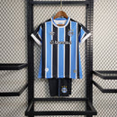 Kit Infantil Grêmio Home 23/24 - Azul/Preto