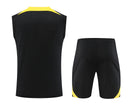 Kit Treino PSG 23/24 - Preto/Amarelo