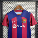Kit Infantil Barcelona Home 23/24 - Azul/Vermelho