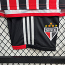 Kit Infantil São Paulo 23/24 - Preto/Vermelho