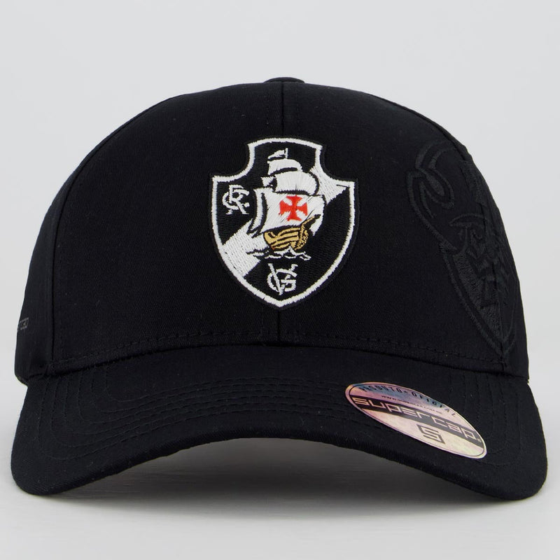 Boné Vasco da Gama 6 Gomos Preto