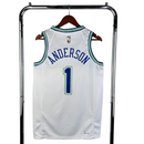 Regata NBA Timberwolves Retrô Nike Authentic Anderson 1 - Branca