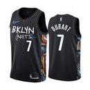 Regata NBA Brooklyn Nets City Edition 20/21 Nike Authentic Durant 7 - Preta