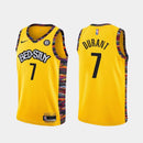 Regata NBA Brooklyn Nets Edition 20/21 Nike Authentic Durant 7 - Amarela