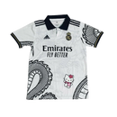 Camisa Real Madrid Hello Kitty 24/25 s/n° Torcedor Adidas Masculina - Preta
