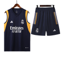 Conjunto Regata Real Madrid Training 2023/24 Adidas - Azul Escuro