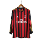 Camisa I Adidas Milan 2013/14 - Retrô Manga Longa- Vermelho
