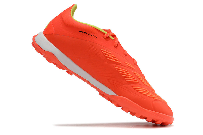Chuteira Society Adidas Predator Elite 24 TF - Laranja e Preta