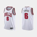 Regata NBA Chicago Bulls Edition 21-22 Nike Authentic Caruso 6 - Branca