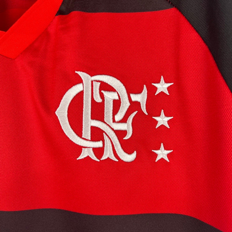Camisa Flamengo Home Retro 1987/88 Adidas - Vermelho e Preto